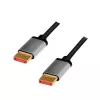 Cabo DisplayPort LogiLink 1 m preto cinzento CDA0104