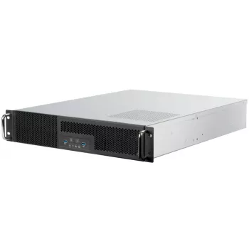 Chassis de servidor rackmount SilverStone RM23-502, ATX, USB 3.0 - 2U - preto