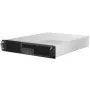 Chassis de servidor rackmount SilverStone RM23-502, ATX, USB 3.0 - 2U - preto