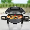 ROMMELSBACHER BBQ 4000, 2200 W, grelhador, elétrico, 300 °C, de mesa, vermelho ferrugem