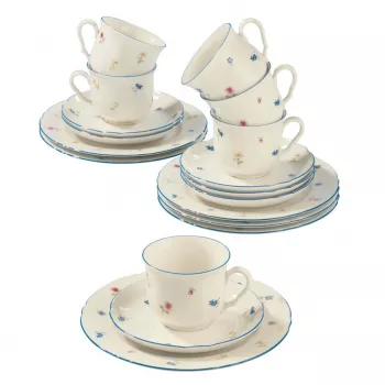 Serviço de café para 6 SELECT Marie‑Luise 001.727512 porcelana – serviço para seis, chávenas e pires