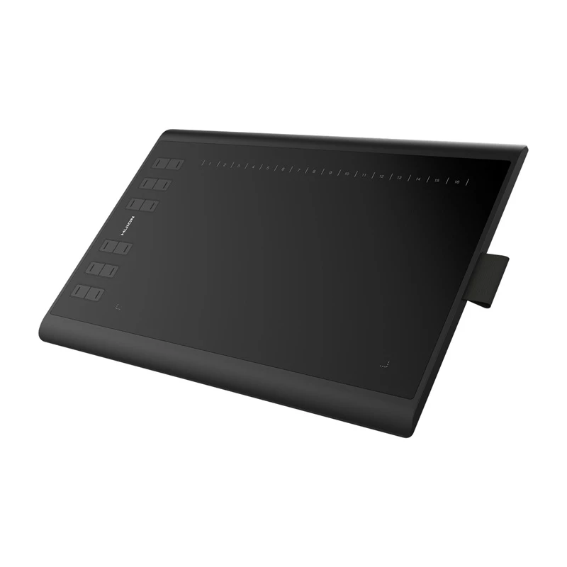 Mesa digitalizadora HUION H1060P — área de trabalho 250 x 160 mm, 5080 lpi, 8192 níveis de pressão, USB