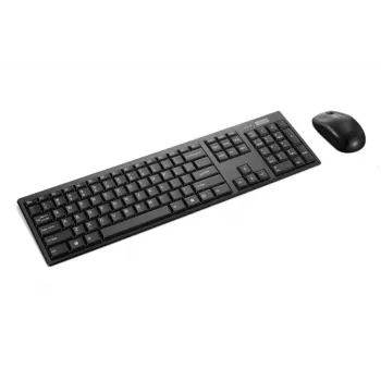 Conjunto de teclado e rato sem fios Lenovo 100 – teclado com layout US, rato sem fios compacto de 2,4 GHz