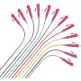 Helos 288347 Pigtail de fibra OM4, 12 x LC, Easy Strip, 2 m