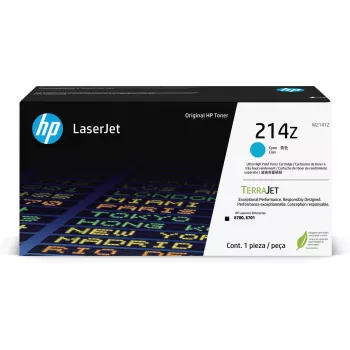 Cartucho de toner original HP 214Z ciano de ultra alto rendimento LaserJet