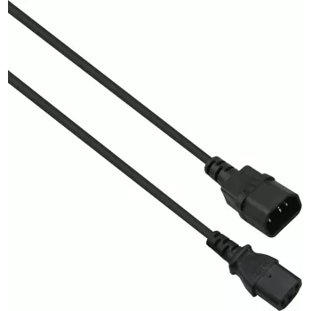 Cabo de extensão de alimentação helos 262658 IEC 60320 C13 para C14 250 V 0,5 m