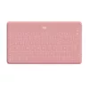 Logitech Keys-To-Go - teclado - Bluetooth - QWERTY - espanhol - Blush Pink - para Apple iPad/iPhone/TV