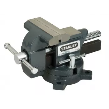 Torno STANLEY 1-83-065 — ferro fundido, abertura das maxilas 10 cm, profundidade 85 mm, 6 kg