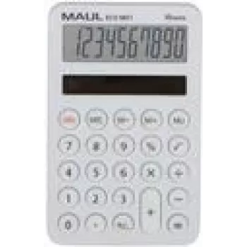Jakob Maul GmbH calculadora de bolso ECO MD 1 10 dígitos branco alimentação solar - sem pilha (7275002)