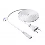 Cabo de alimentação Akyga AK-RD-07A CEE 7/16 – IEC C7 (oito), CCA, 3 m, branco