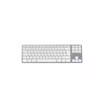 Teclado Matias FK408BTS-UK Bluetooth Tenkeyless Alumínio Prateado — layout UK