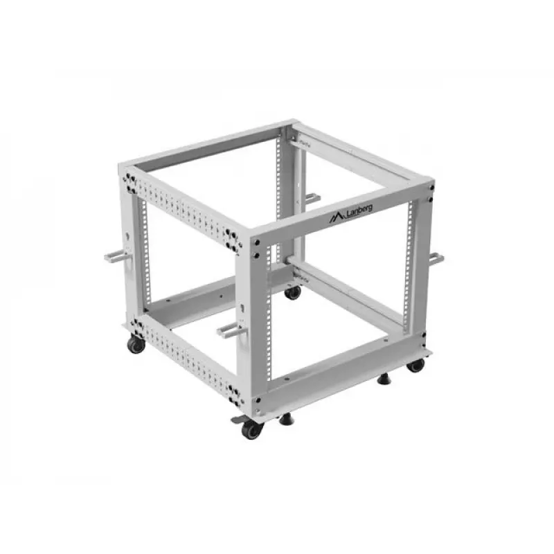 Rack 19 9U 600x600-1100 ajustável cinzento