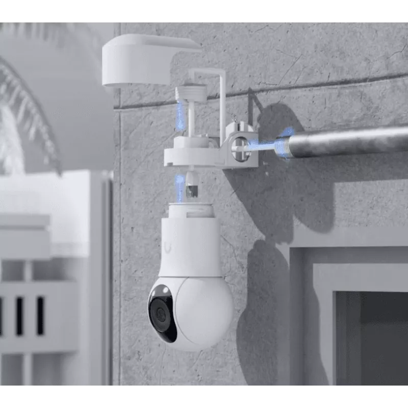 Adaptador de montagem Ubiquiti UACC-G5-PTZ-CA exterior branco rosca de 3/4 polegadas