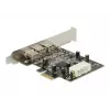 Placa de interface FireWire A/B DeLOCK PCI Express 89153