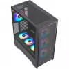 Caixa de PC Silentware Air 2000 A-RGB preta — Mid-Tower, janela lateral em vidro temperado