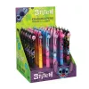 Caneta de esferográfica retrátil apagável com revestimento de borracha CoolPack Disney Stitch preto