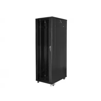 Lanberg | Armário rack independente 19 polegadas 42U/800x1000 (Flat Pack) | FF01-8042-12B | preto