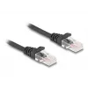 Cabo espiral RJ45 DeLOCK, macho – macho, Cat.5e, 2 m, preto
