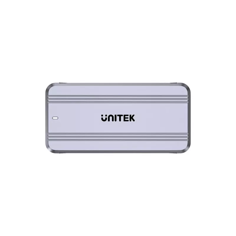 Caixa para SSD Unitek S1242AGY01-EU USB4 40 Gbit/s, M.2 NVMe, até 8 TB, alumínio/plástico, refrigeração ativa