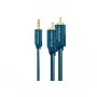 Cabo de áudio 3,5 mm para 2 x RCA ClickTronic 10 m adaptador MP3