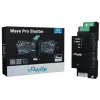Controlo de estores Shelly Wave Pro Shutter, preto, caixa de plástico, 110–240 V AC, 50–60 Hz, 0,3 W, 19×69×94 mm