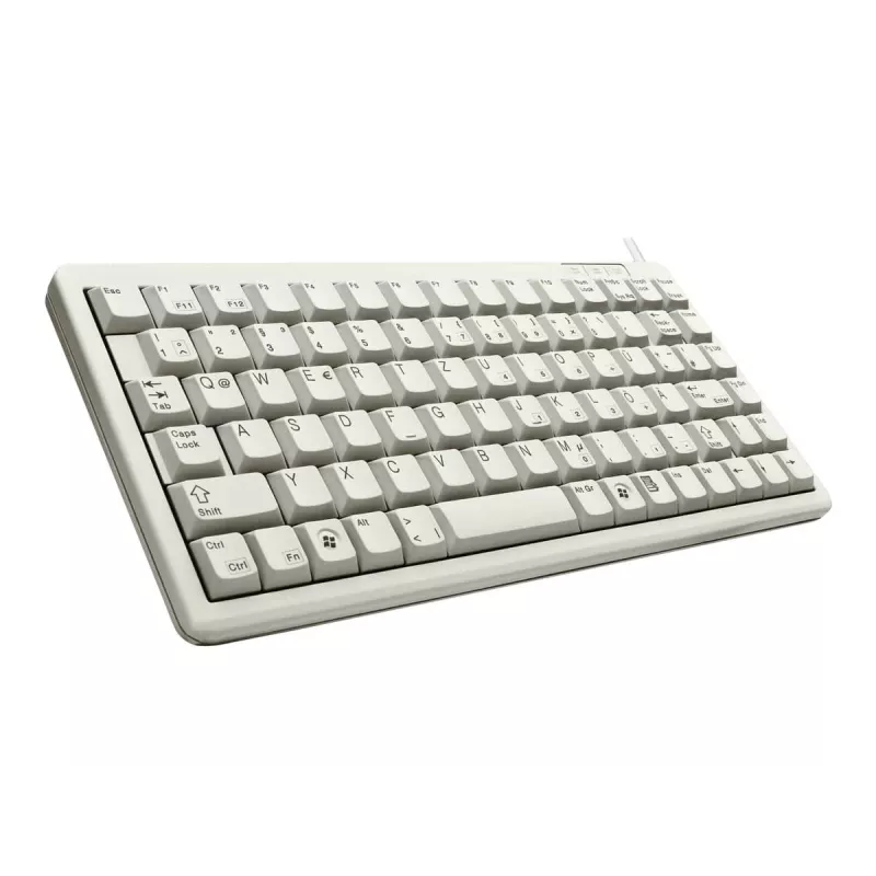 Cherry G84-4100 teclado compacto, cinzento claro, USB/PS/2