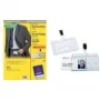 Porta-cartões de identificação Avery 4826 transparente 25 unidades 85x54 mm