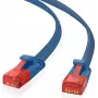 Cabo de rede helos Ultra fino RJ-45 m–m 7,5 m UTP Cat 6 plano