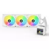 Refrigeração líquida CPU All-in-One Sharkoon S60 ARGB branco radiador de 360 mm