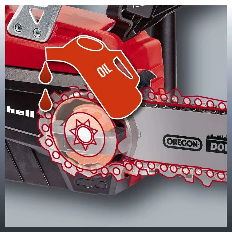 Einhell GE-LC 18 Li Kit 2400 RPM preto, vermelho