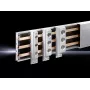 Rittal SV 3418.040 elemento fusível para barramentos, 41 x 251 mm, poliéster, cinzento (RAL 7035), para barramentos S
