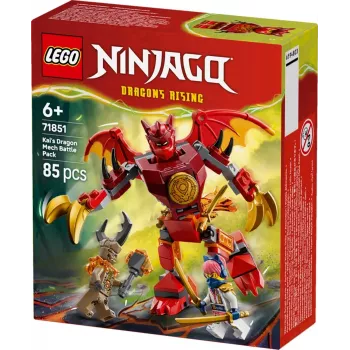 LEGO NINJAGO 71851 Pack de batalha: Mech dragão do Kai