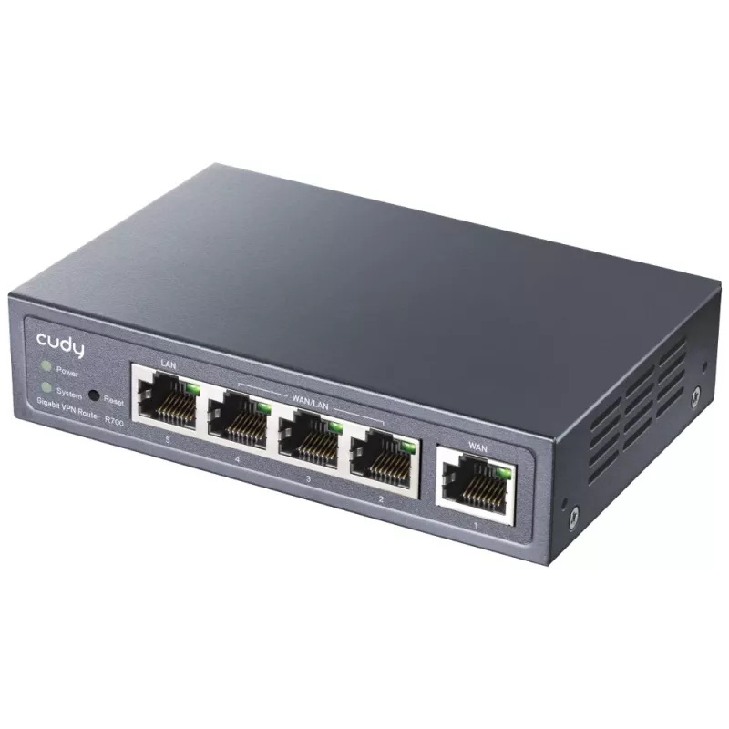 Router VPN multi-WAN Gigabit Cudy router com fios Fast Ethernet, Gigabit Ethernet cinzento