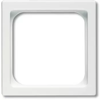 Moldura de superfície sem parafusos Busch-Jaeger 1746/10-84 branco, 63×63 mm, janela 51×51 mm