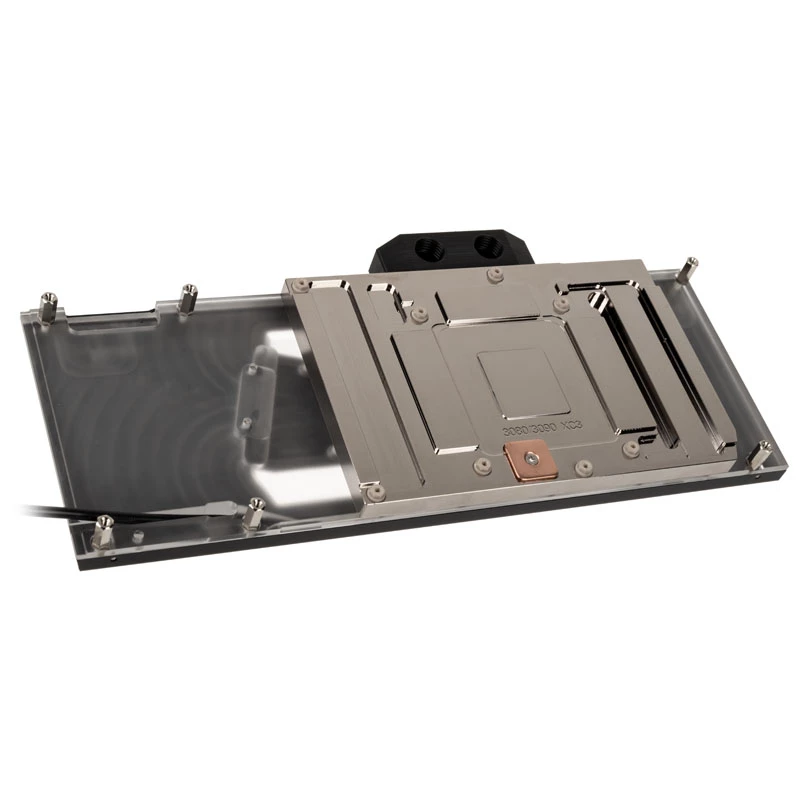 Watercool Heatkiller V para RTX 3080/3090 EVGA XC3, ARGB - níquel + acetato, preto