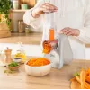 Cortador de legumes elétrico Tefal Fresh Express DN853BE0 — 150 W, 3 discos intercambiáveis, 1 velocidade, creme
