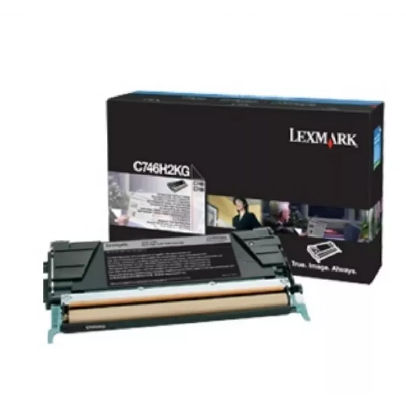 LEXMARK C746H3KG toner Lexmark preto empresarial 12000 páginas C746dn / C746dtn / C746n / C74