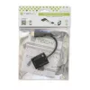 Adaptador de cabo de vídeo Techly IDATA-HDMI-VGA2 VGA (D-Sub) preto