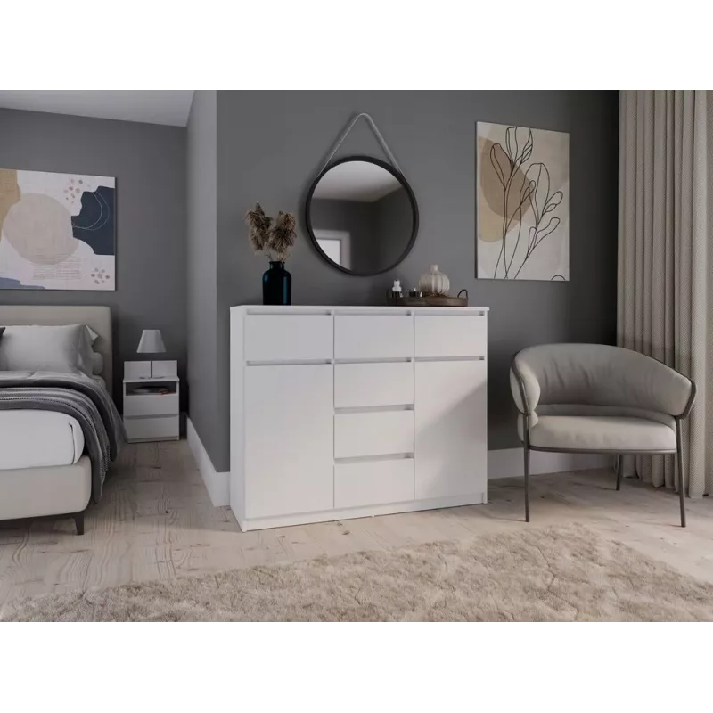Cómoda MALWA 2D6S branca