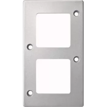 Placa de parede/tampa de interruptor Merten 480260 prateada (480260)