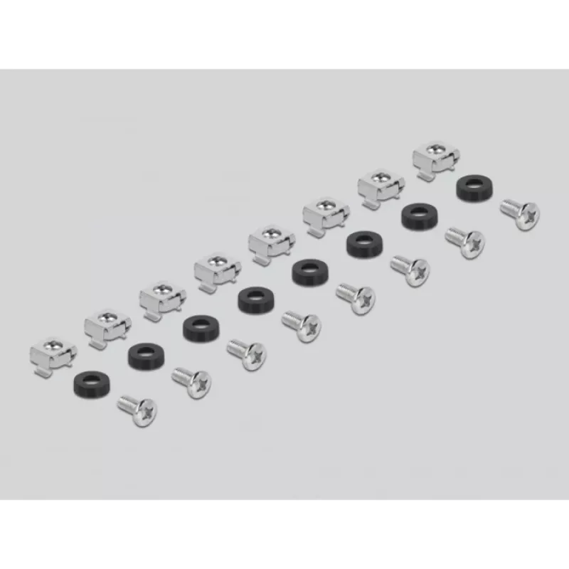 Delock - Módulo para rack - preto - 1U - 48,3 cm (19 polegadas)