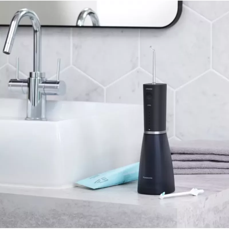 Irrigador oral Panasonic | EW-DJ86-K503 | Sem fios | 200 ml | Número de acessórios 2 | Preto