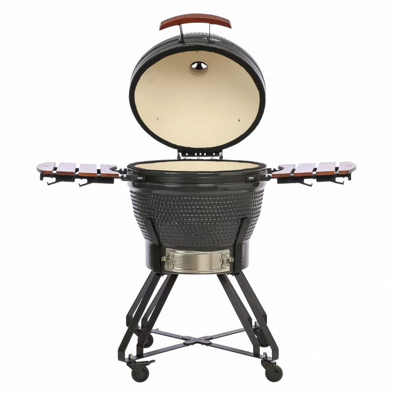 TunaBone | Grelhador Kamado Pro 24 polegadas | Tamanho L | Cinzento escuro