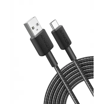 Cabo Anker Innovations 322 USB-A para USB-C nylon 1,8M preto - Cabo - Digital/Dados
