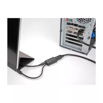 Adaptador DisplayPort fêmea para USB Type-C macho DeLOCK 4K PD 85W