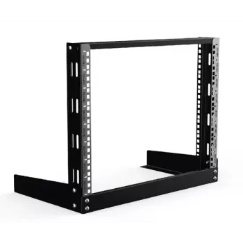 Armário rack Lanview LVR08U63BL 19 polegadas 8U 600 mm de profundidade