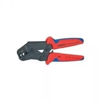 Alicate de cravar Knipex 97 52 20 formato curto adequado para conectores KOAX, BNC e TNC RG 58 59 62 71 223 Crim (97 52 20)
