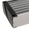 Bloco radiador Aqua-Computer 33706 — alumínio/cobre/aço inoxidável, 320×140×73 mm, cinzento/prateado
