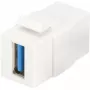DIGITUS Professional DN-93404 - Módulo - USB 3.0 Type-A - Branco puro, RAL 9003 (DN-93404)