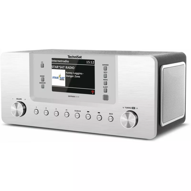 TechniSat DigitRadio 574 IR - sistema de áudio - 2 x 5 Watt - prateado (0001/2951)